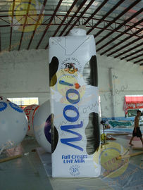 Inflatable Custom Milk Box Helium PVC Ballon Digital Printing 2.5m
