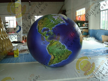 La terre imperméable monte en ballon le globe, grands ballons gonflables de la publicité