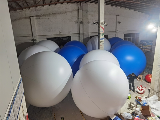 Ballon de publicité gonflable adapté aux besoins du client 1m Dia For Trade Show de PVC de taille