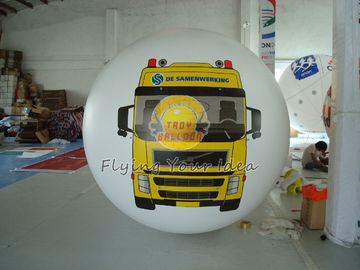 publicité gonflable de 5*2.2m la grande a imprimé le ballon d'hélium avec l'impression numérique pour la partie