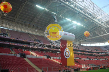 Le cylindre gonflable adapté aux besoins du client de la publicité a imprimé des ballons d'hélium pour le jour de célébration